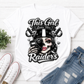 This Girl Loves Her Raiders – Black tee