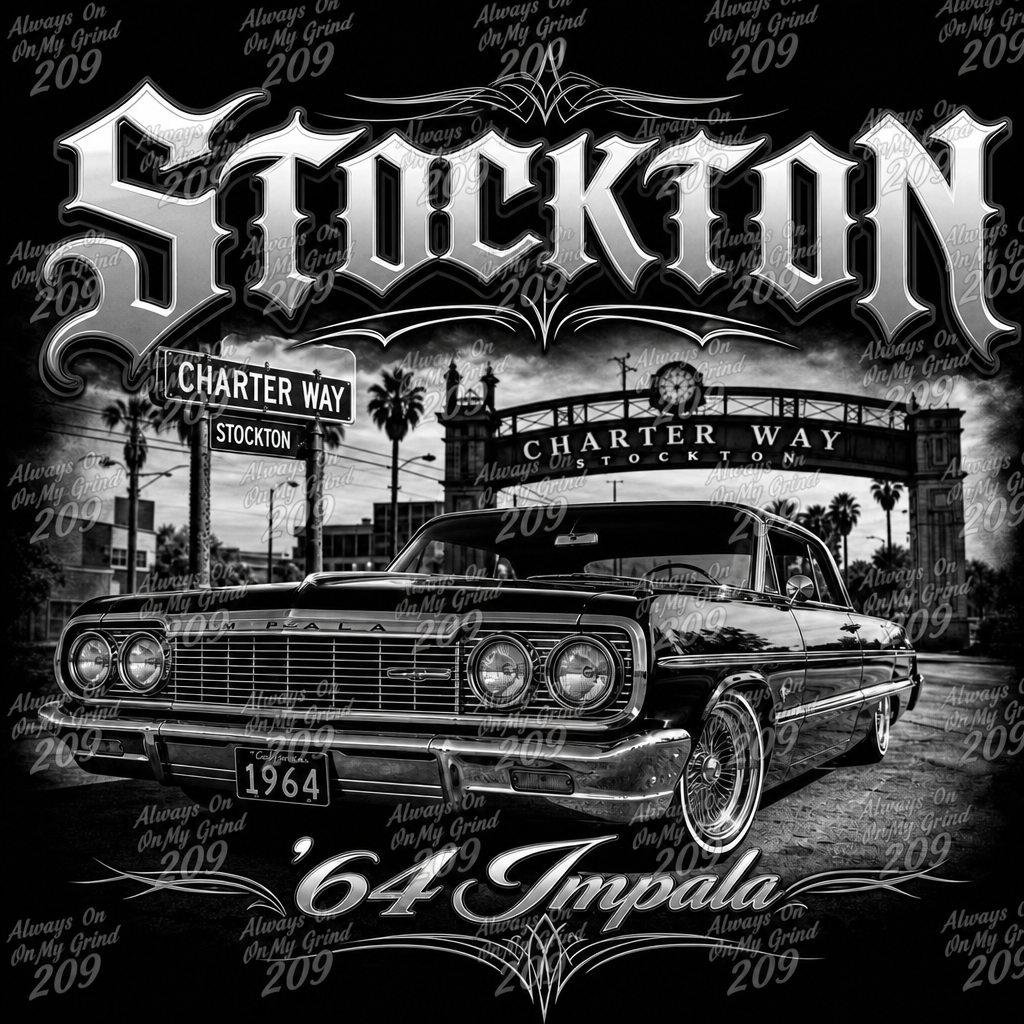 Stockton ’64 Impala Tee - Charter wat Classic